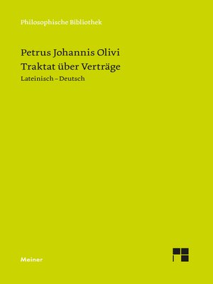cover image of Traktat über Verträge